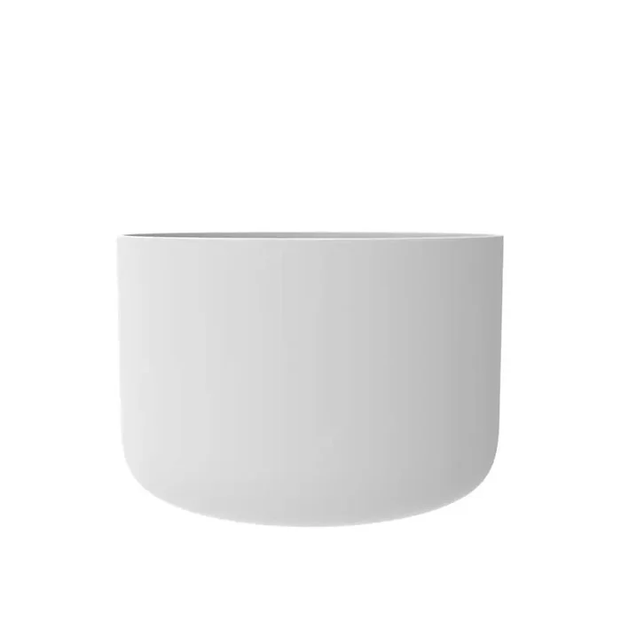 Modern 41″ x 41″ Round Deep Soaking White Solid Surface Bathtub With Stool in White