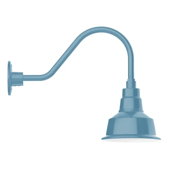Montclair Light Works – GNA180-54-W08 – One Light Wall Mount – Warehouse – Light Blue – GNA18054W08
