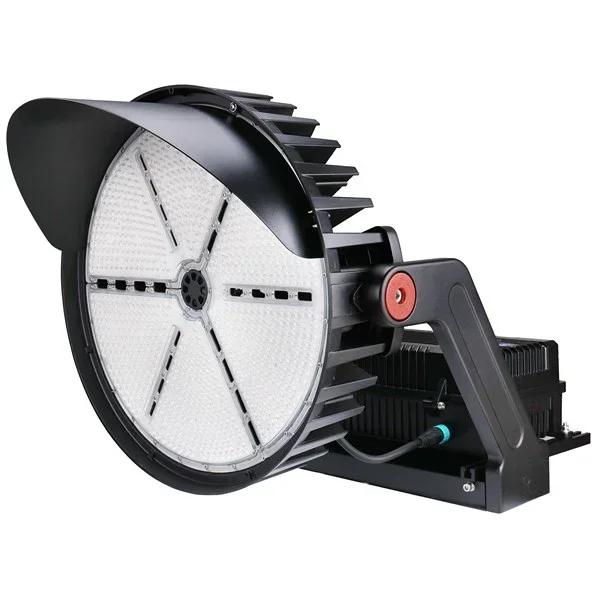 MORRIS 750W LED Sports Light 120-277V 5000K 30 Degree Beam Angle 0-10V Dimming Black (77013B)