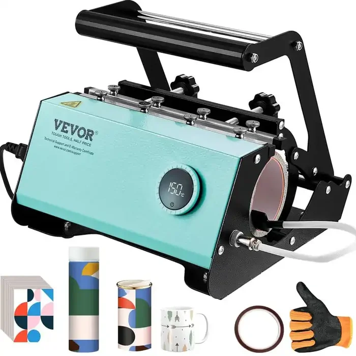 Mug Heat Press, 11-30 oz Tumbler Heat Press Machine, Sublimation Transfer Straight Skinny Tumblers, Cup Heat Press