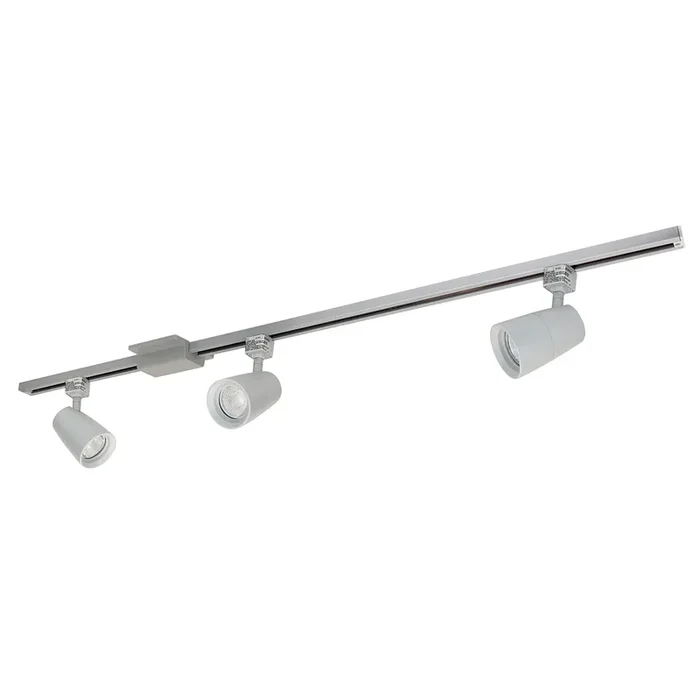 Nora 4 Foot Track Pack With 3 Mac XL 90 CRI 2700K Track Heads Silver (NTLE-875927S)