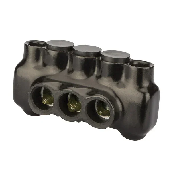 NSI 3/0-6 AWG Polaris Insulated Multi-Tap Connector 3-Port Dual Sided Entry And Mountable-3 Per Pack Priced Per Each (IPLMD3/0-3)