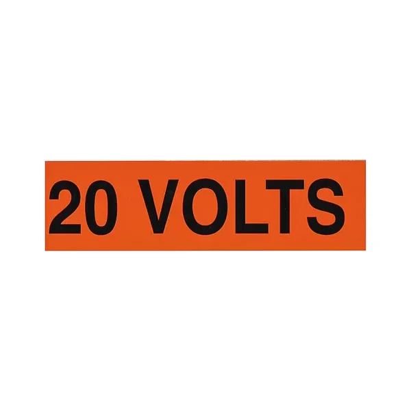 NSI Voltage Markers 220V (VM-A-5)