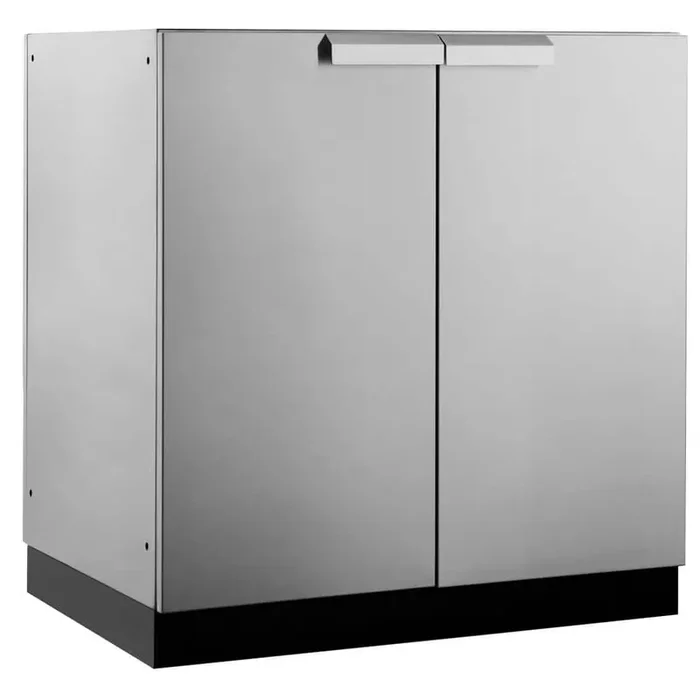 Outdoor Kitchen Stainless Steel 32 in. W x 36.5 in. H x 24 in. D 2-Door Base Cabinet