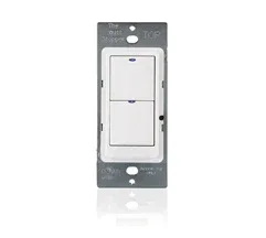 Pass And Seymour Low Voltage Switch 1-Button With LED Black (LVSW101B)