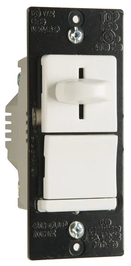 Pass And Seymour LS Incandescent/Compact Fluorescent /LED Preset Dimmer Black (LSCL453PBK)