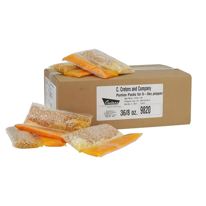 Portion Paks 12 oz. Corn-Oil-Salt Popcorn 24/case