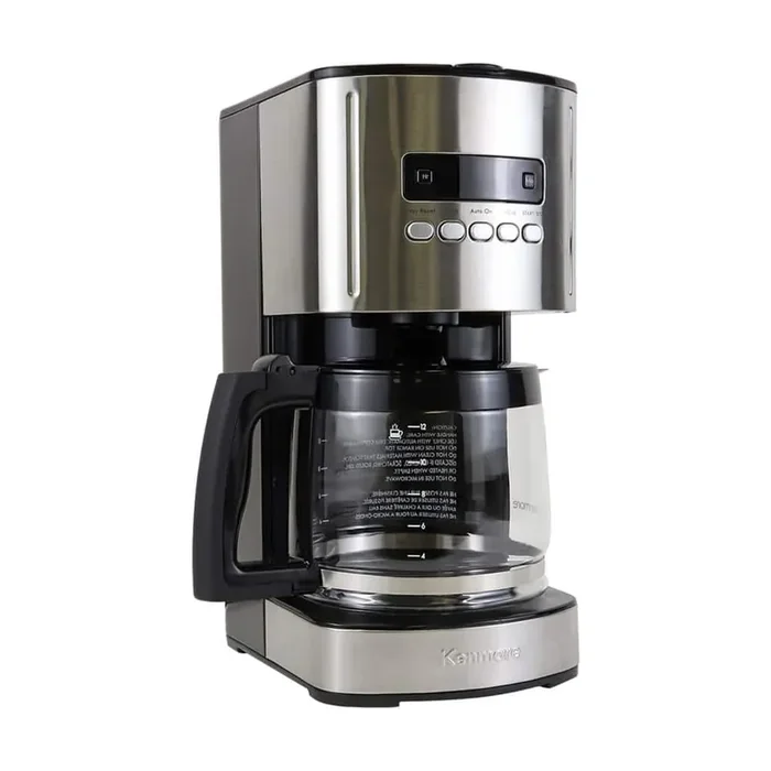 Programmable 12-Cup Black/Stainless Steel Drip Coffee Maker With Aroma Control and Reusable Filter