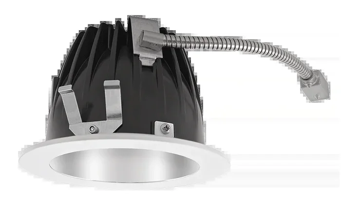 RAB LED Trim MOD 6 Inch Round 50 Degree 4000K 80 CRI Matte Cone White Ring (NDLED6RD-50N-M-W)