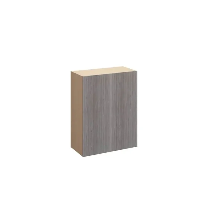 Saratoga Slab 27 in. W x 36 in. H x 12 in. D in Greywood Plywood Assembled Wall Cabinet