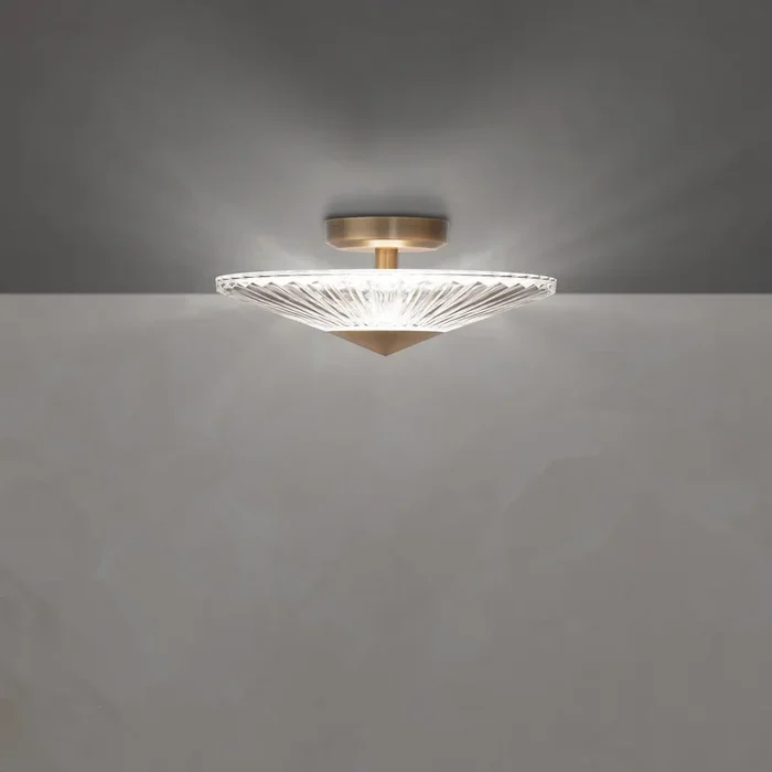 Schonbek – LED Semi-Flush Mount – Origami – S7216700H