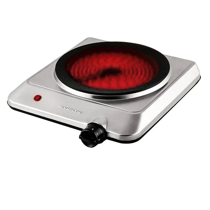 Single Infrared Burner 7.50 in. Silver Hot Plate