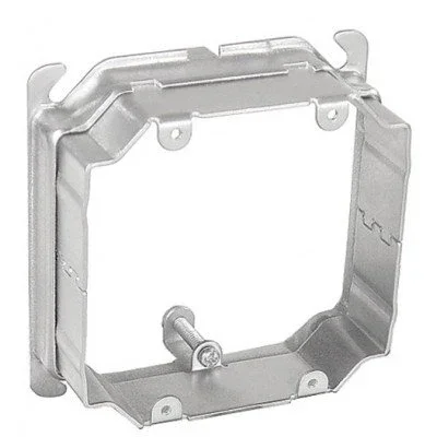 Southwire Garvin 4 Square Two Gang Adjustable Depth Device Ring 3/4 To 1-1/2 Inch Raised (AMR2)