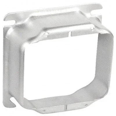 Southwire Garvin 4 Square Two Gang Device Ring 1-1/4 Inch Raised (52C21)