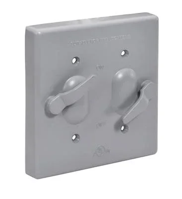Southwire TOPAZ Two-Gang Toggle Switch Cover Heavy Duty (WSC22HD)