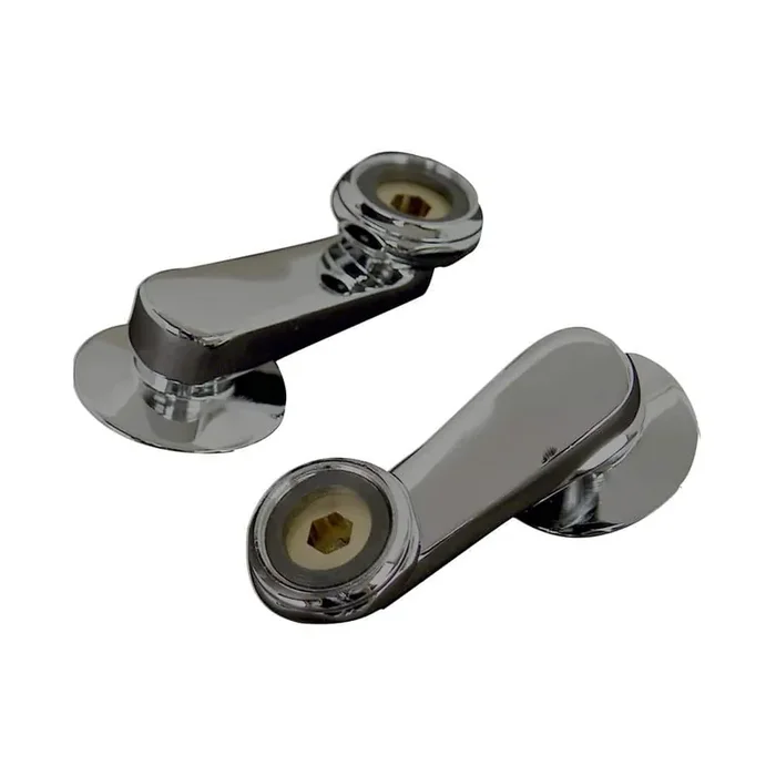 Swivel Arms for Wall-Mounted Faucets in Polished Chrome (2-Pack)