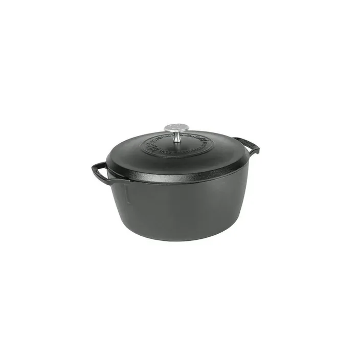 Triple Seasoned 5.5 qt. Round Cast Iron Dutch Oven