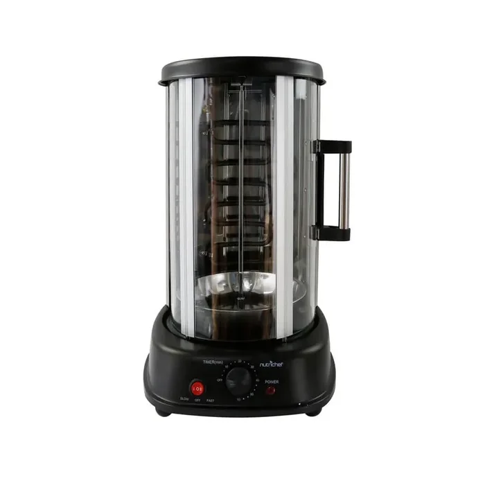 Vertical Rotisserie Oven – Rotating Kebob Cooker