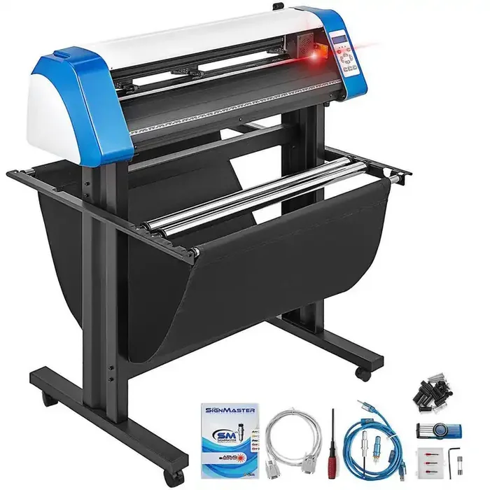 Vinyl Cutter Machine,34 in. Vinyl Cutter,Semi-Automatic DIY Vinyl Printer Cutter Machine,Manual Positioning Sign Cutting