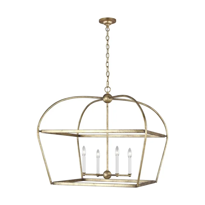 Visual Comfort Studio – Four Light Lantern – Stonington – CC1114ADB