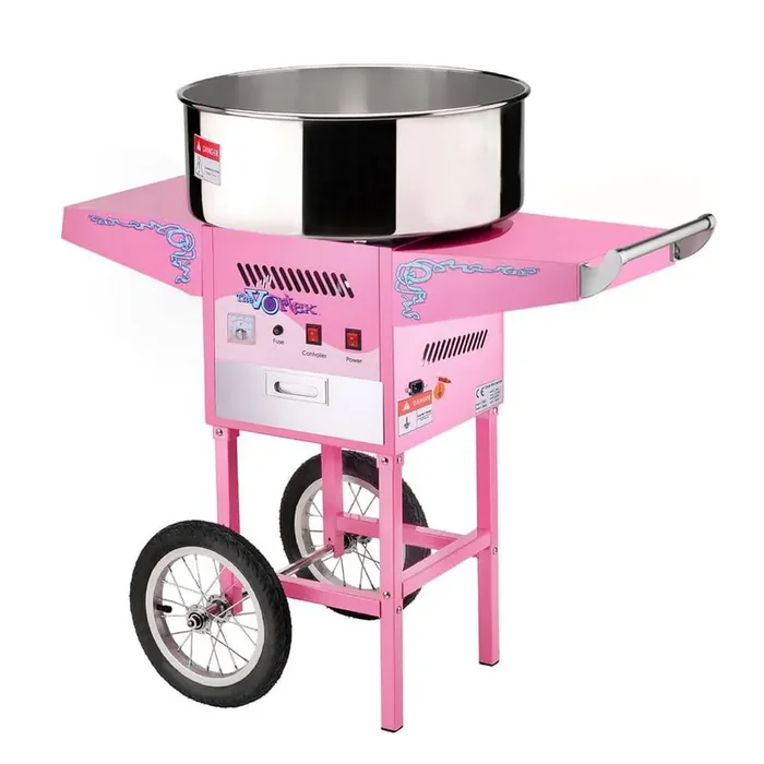 Vortex Commercial Pink Cotton Candy Machine and Cart