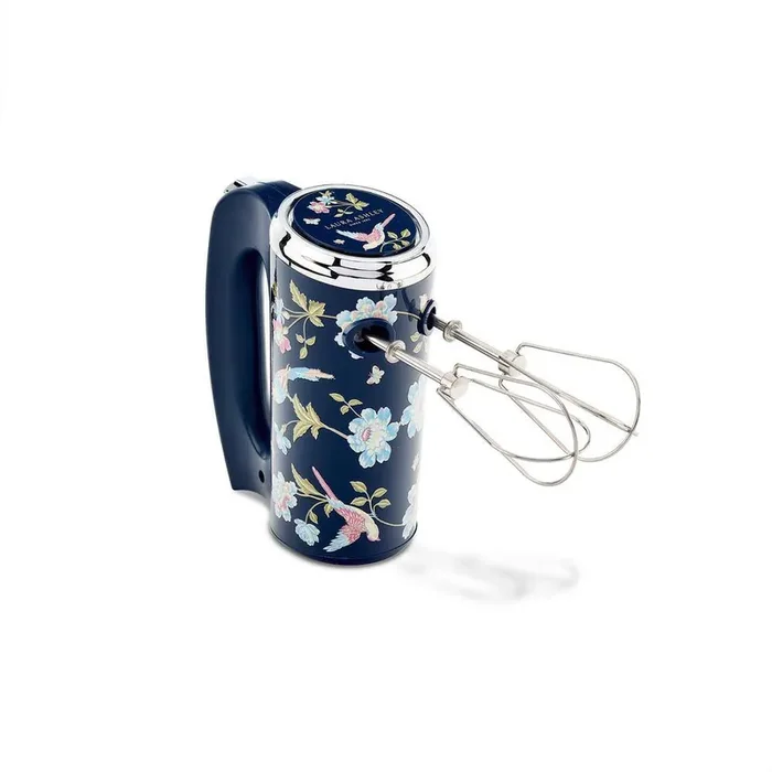 VQ-5-Speed 300-Watt Hand Mixer in Elveden Navy with Hook Attachments