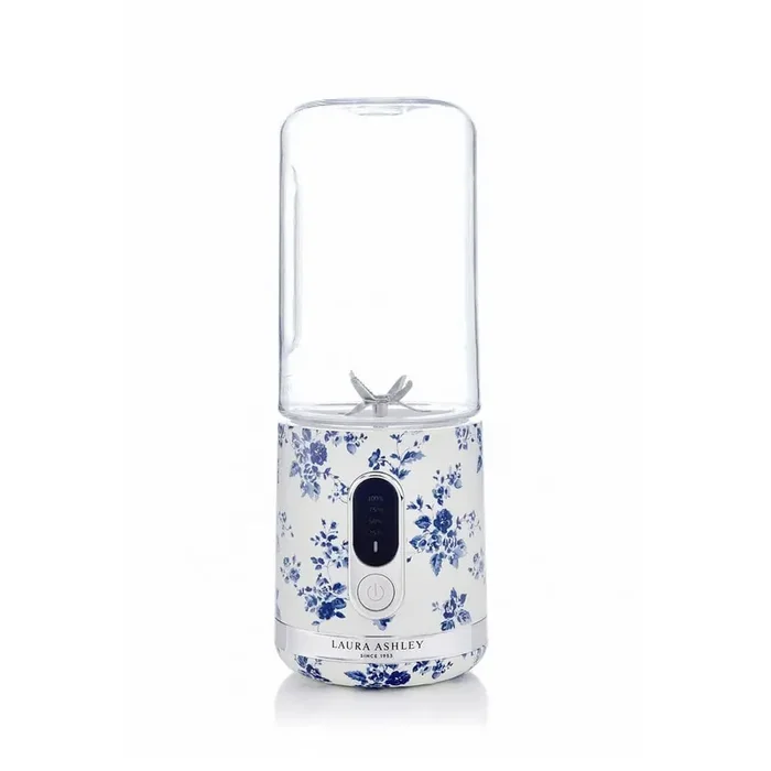 VQ – 15 Oz. Single Speed China Rose Cordless Portable Smoothie Blender with USB Charging Port