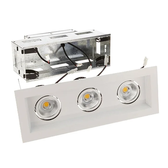 W.A.C. Lighting – MT-3LD311R-W940-WT – LED Three Light Remodel Housing with Trim and Light Engine – Mini Led Multiple Spots – White – MT3LD311RW940WT