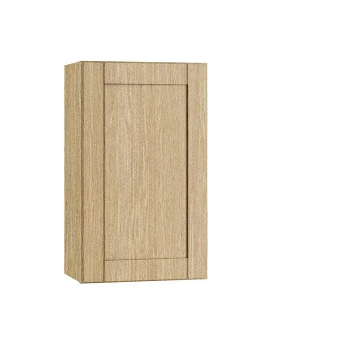 Washington 18 in. W x 12 in. D x 30 in. H Assembled Plywood Wall Kitchen Cabinet in Vanguard Oak with Soft Close Door