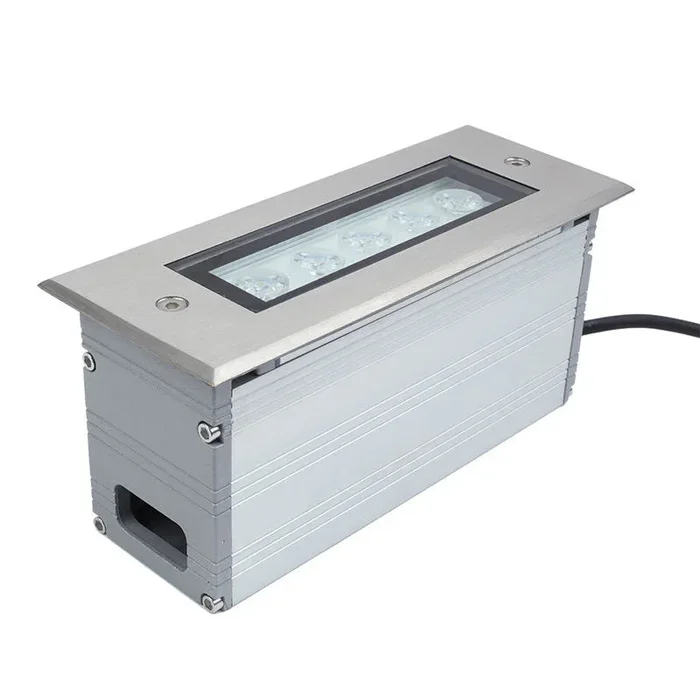 Westgate Manufacturing 9 Inch Commercial Linear In-Ground Light 5W CCT Selectable 3000K/4000K/5700K 0-10V Dimming (CIGL-9-MCT)