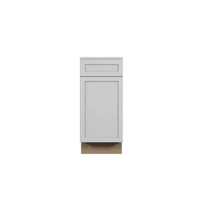 Westport Shaker 15 in. W x 34.5 in. H x 24 in. D in Painted White Plywood Assembled Base Cabinet