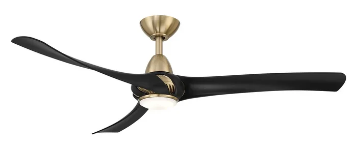 Wind River Fan Company – WR1462BB – 52″Ceiling Fan – Droid LED – Brushed Brass – WR1462BB